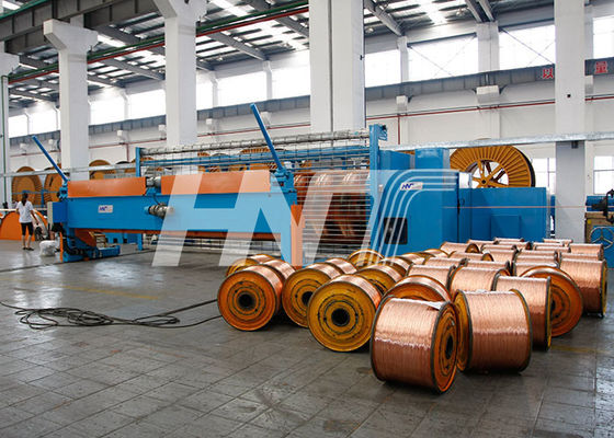 Γυμνός Al/Cu καλωδίων άκαμπτος προσαράσσοντας εργάτης 6B ροδών μηχανών διπλός - 36B που προσαράσσει το κλουβί